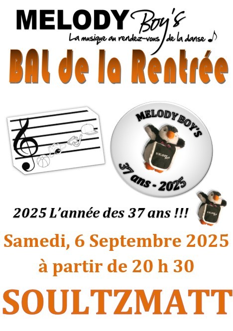 AFFICHE bal 6 septembre 2025 SOULTZMATT rentree